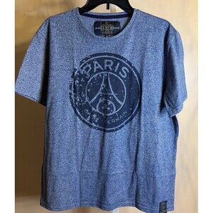 Mens Paris Saint Germain PSG Retro Logo Soccer T-Shirt Size XL Blue Designer